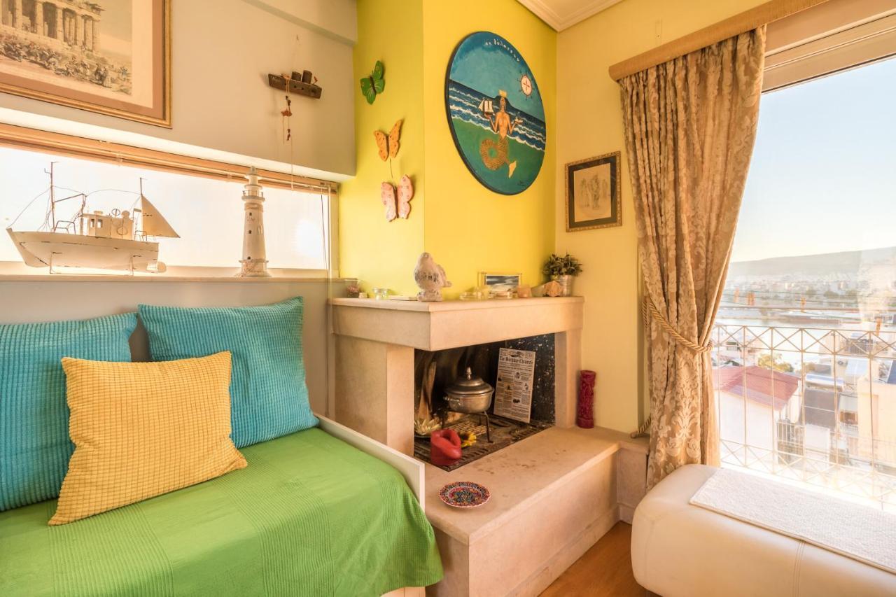 A Luxury Maisonette With Sea View 피레아스 외부 사진